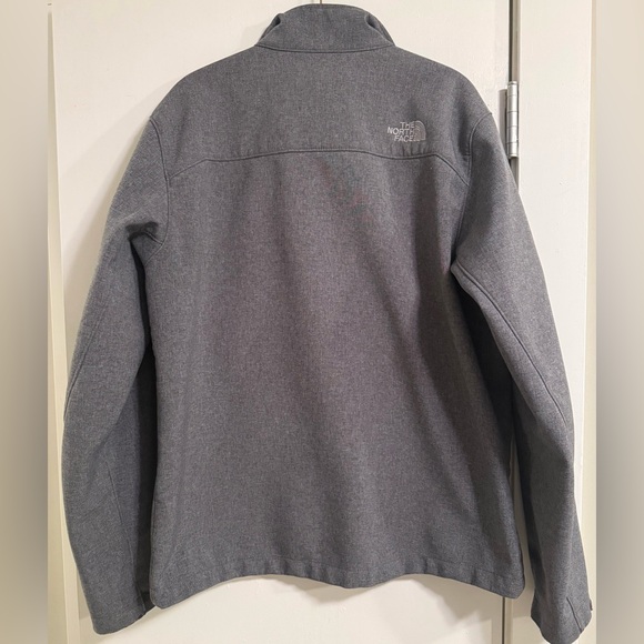 The North Face WindWall Softshell Jacket Men’s Medium Gray Fleece Lined - Picture 2 of 6